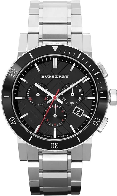 BURBERRYS the City Swiss Chronograph Stainless Steel Black 